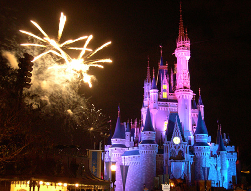 walt disney world castle fireworks. Walt Disney World, FL
